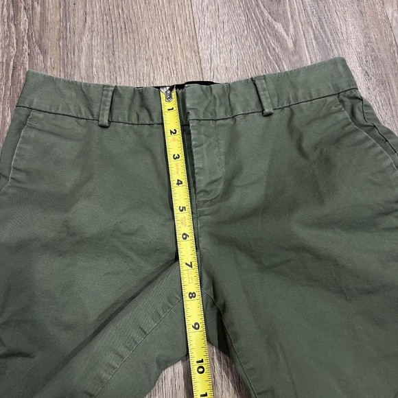 Banana republic women Avery green pant trousers petite 00 cropped ankle workwear - Picture 10 of 13